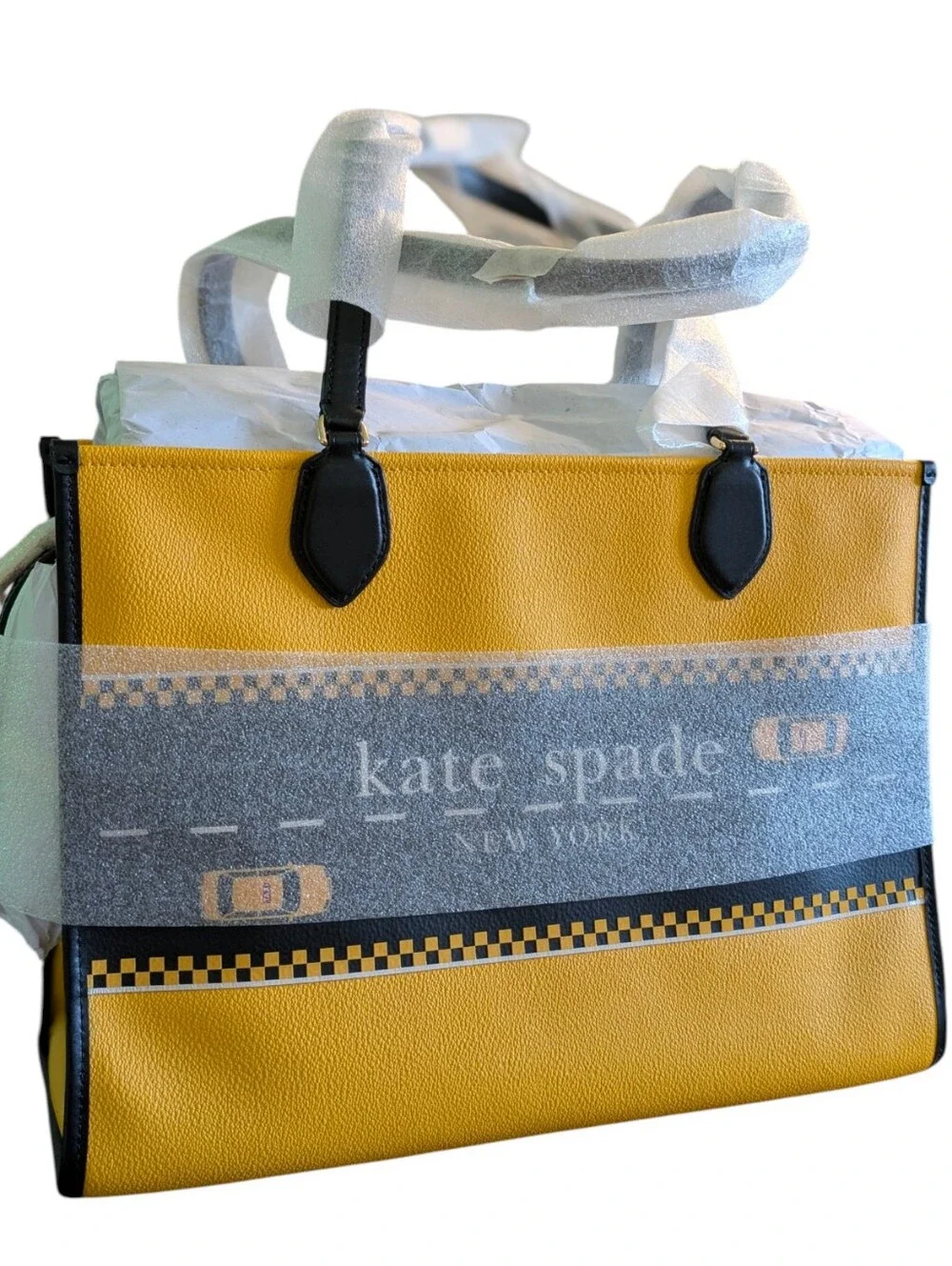 Kate Spade Manhattan Taxi Large Market Tote Bag